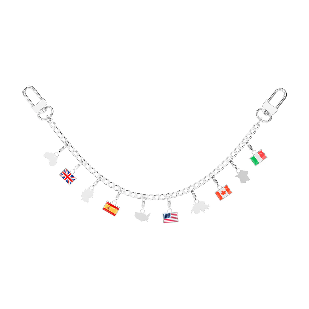 Flag & Map Charms